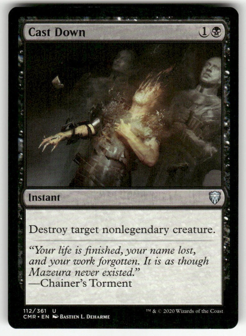 CAST DOWN #112 MTG COMMANDER LEGENDS UNCOMMON