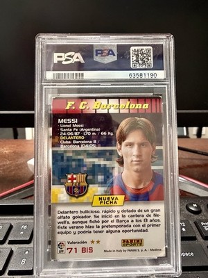 2004-05 Panini Megacracks MGK La Liga - Nueva Ficha Lionel Messi