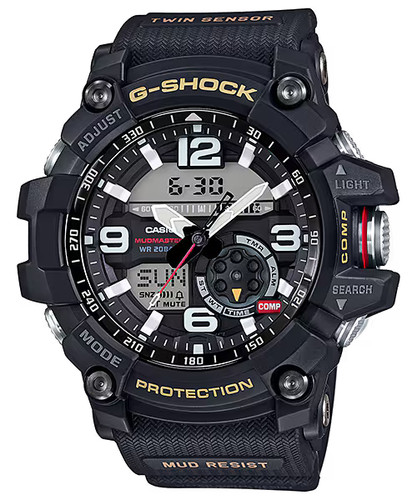 CASIO G-SHOCK GG-1000-1A GG-1000 Men Quartz MASTER OF G LAND MUDMASTER Black