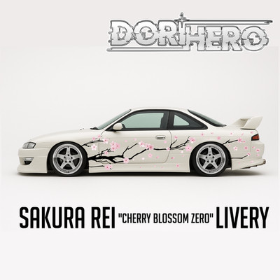 DoriHero Drifting Sakura Rei ''Cherry Blossom Zero'' Universal Livery Kit