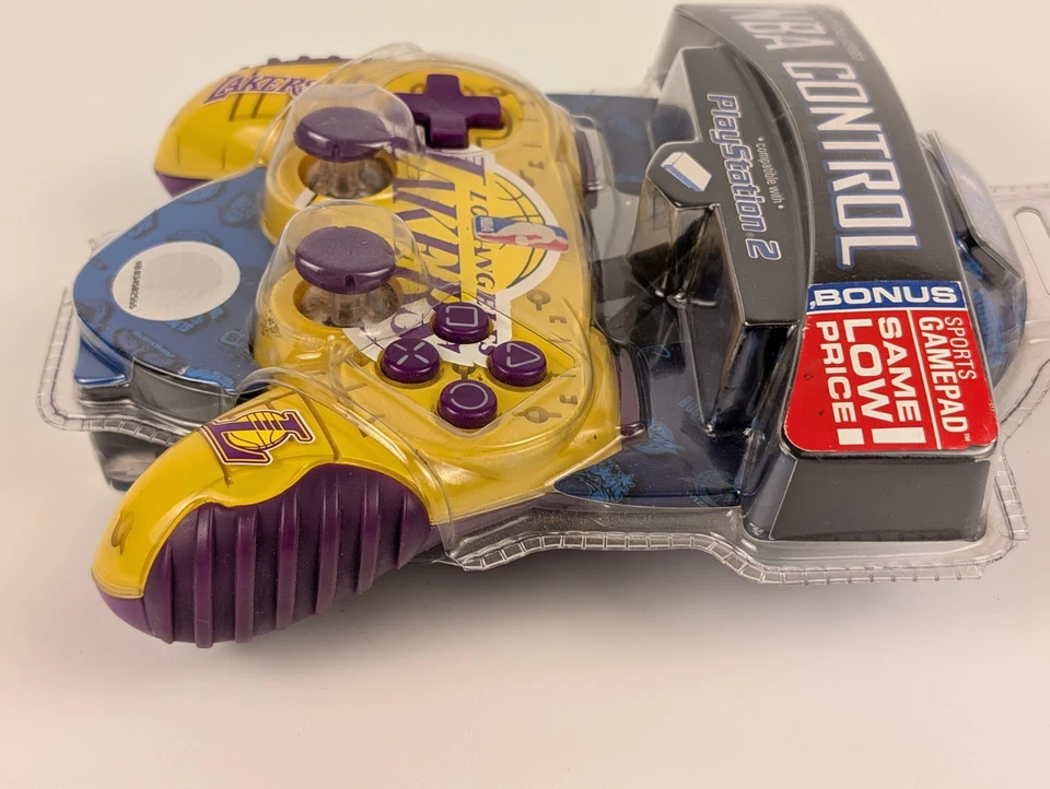 •NEW RARE• Madcatz NBA Control Pad PS2 PlayStation 2 LOS ANGELES LAKERS⬅️🔥 - Image 4 of 4