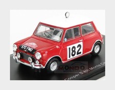 Spark Morris Mini Cooper S N 182 4th Rally Montecarlo 1964 T.makinen P.vanson 1:43 S1191