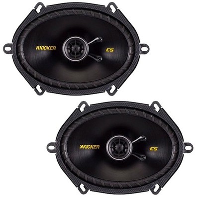 Kicker 40CS684 Car Audio Coaxial 5x7'' 6x8'' Speakers CS68 (Certified Refurbished)