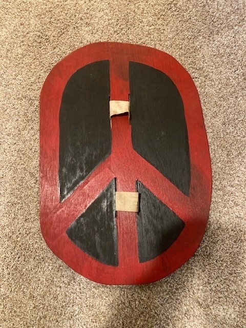 Free Speech Artifact--Peace Shield Berkeley 1964-1966--Daily Cal Newspapers