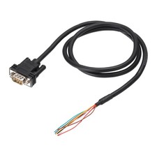 3.3 ft 26AWG DB9 Male Connector to Bare Wire END RS232 9-Pin