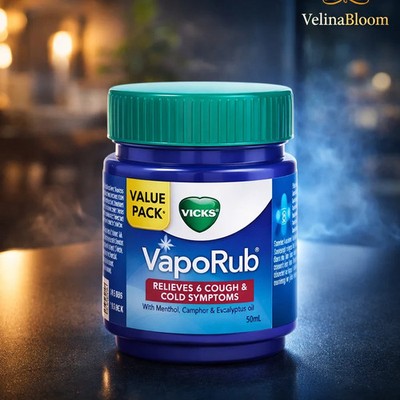 Vicks VapoRub Relief From Cold  Cough Congestion 50ml Free Shipping USA