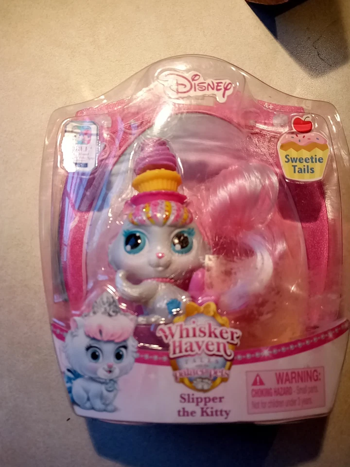 Vintage Disney Whisker Haven Tales Palace Pets Slipper The Kitty Cat Figure Toy - Image 2 of 4