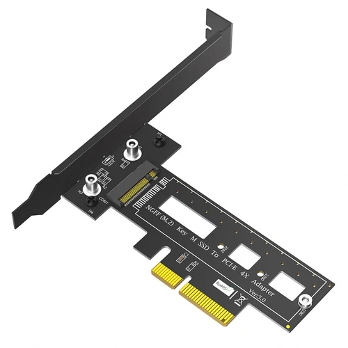 2X(Carte Adaptateur Hôte M.2 NGFF PCIe SSD Vers PCI Express 3.0 X4 Prenant 1549