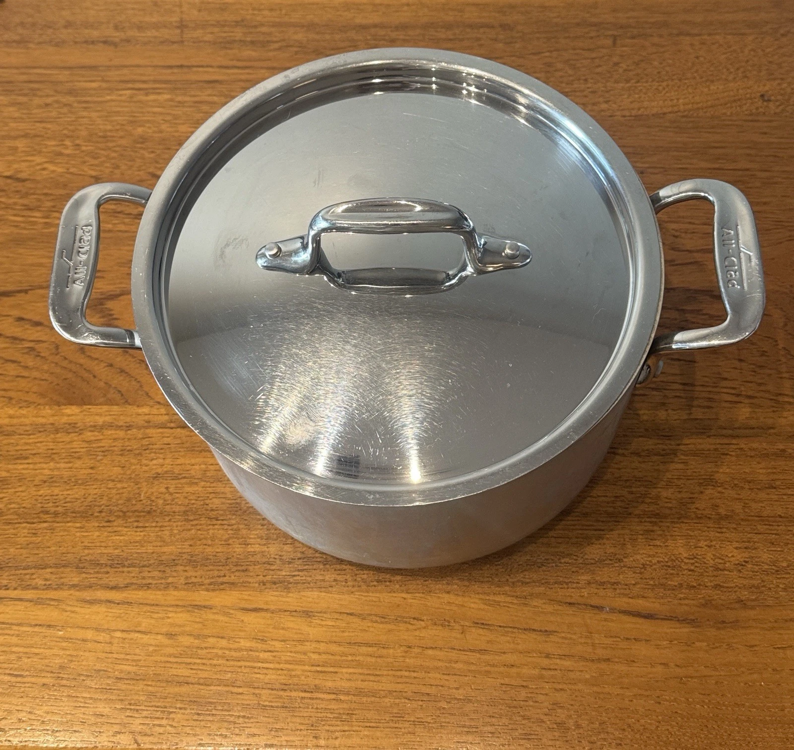 ALL CLAD MASTER CHEF MC2 3 1/2 QT Stainless Steel Stockpot With Lid