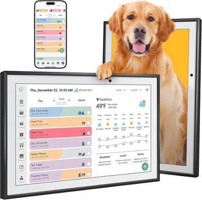 Digital Calendar 10.1 Inch Smart Electronic Family Planner with Chore Chart