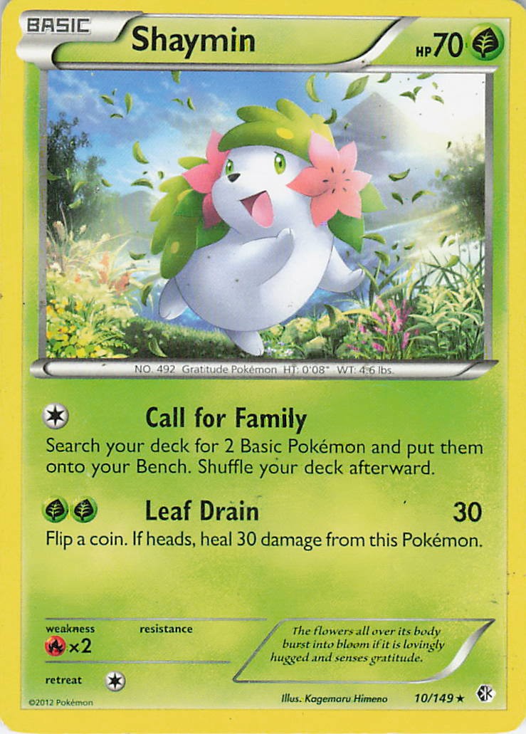 Shaymin Normal Rare Boundaries Crossed 10/149 LP