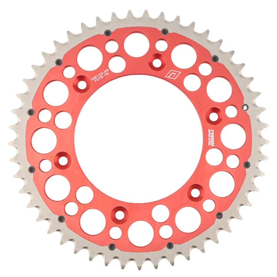 NIBBI 520 Rear Sprocket  For Honda XR250R XR400R XR650R XR650L Aluminum Steel - Image 2 of 4