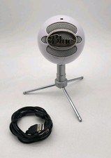 Blue Snowball iCE White Microphone W/ Base And Cable