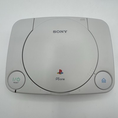 Sony PS One PlayStation 1 Console w/ Cords, Controller, & 4 Games