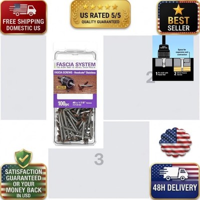 Starborn Headcote Stainless Steel Fascia Screws 9 x 1-7/8 in T-20 Star Drive