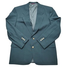 VTG Jack Nicklaus Green Jacket Blazer 42R Tournament Series Golf Gold Button