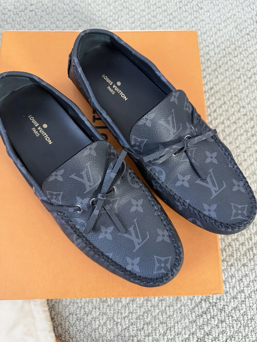 Louis Vuitton Moccasin Black Casual Shoes for Men for sale | eBay