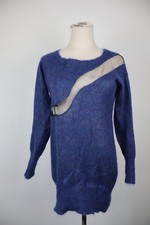 MATTIOLO MAGLIONE LUNGO LANA DONNA TG 46 WOMAN CASUAL WOOL SWEATER VINTAGE