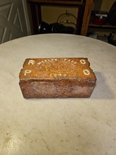 Antique 1893 Worlds Fair R P C C Brick Larger Than A Normal With Grooved Ends