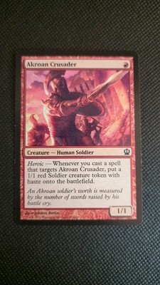Akroan Crusader COMMON 111 Theros Magic: The Gathering