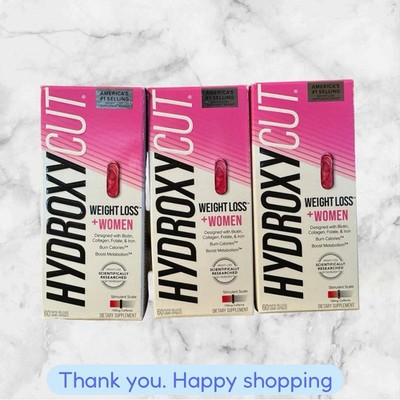 FOR 3 Hydroxycut for Women Powerful Weight Loss Pills Total 180 caps exp2027+