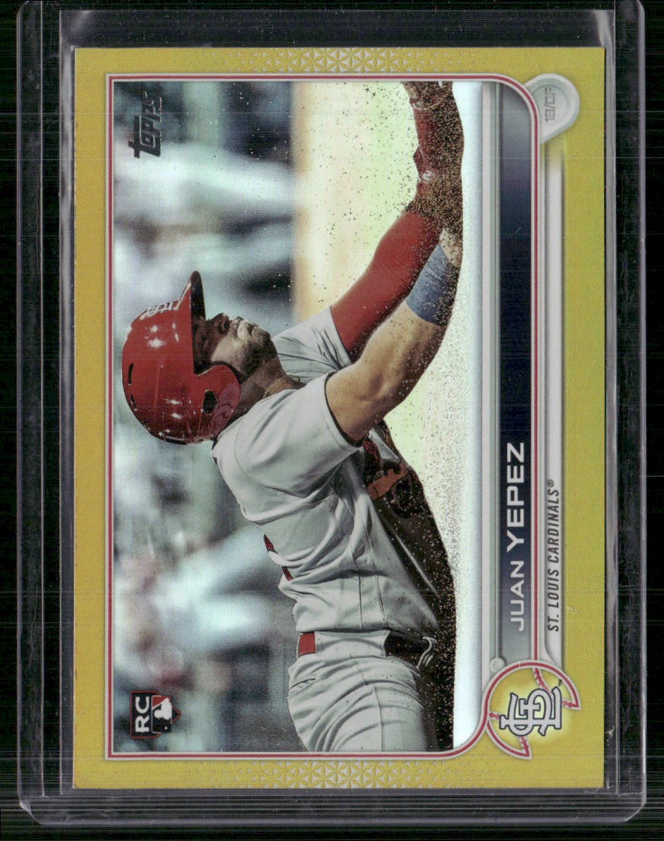 2022 Topps #506 Juan Yepez Gold Foil