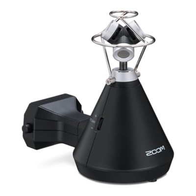ZOOM VRH-8 Ambisonics VR Mikrofon für H8/Q8n-4K schwarz ausgestattet mit 4