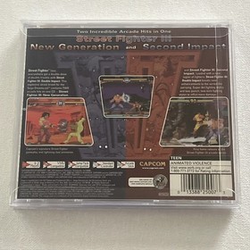 Street Fighter III: Double Impact (Sega Dreamcast, 2000) CIB w/Registration Card
