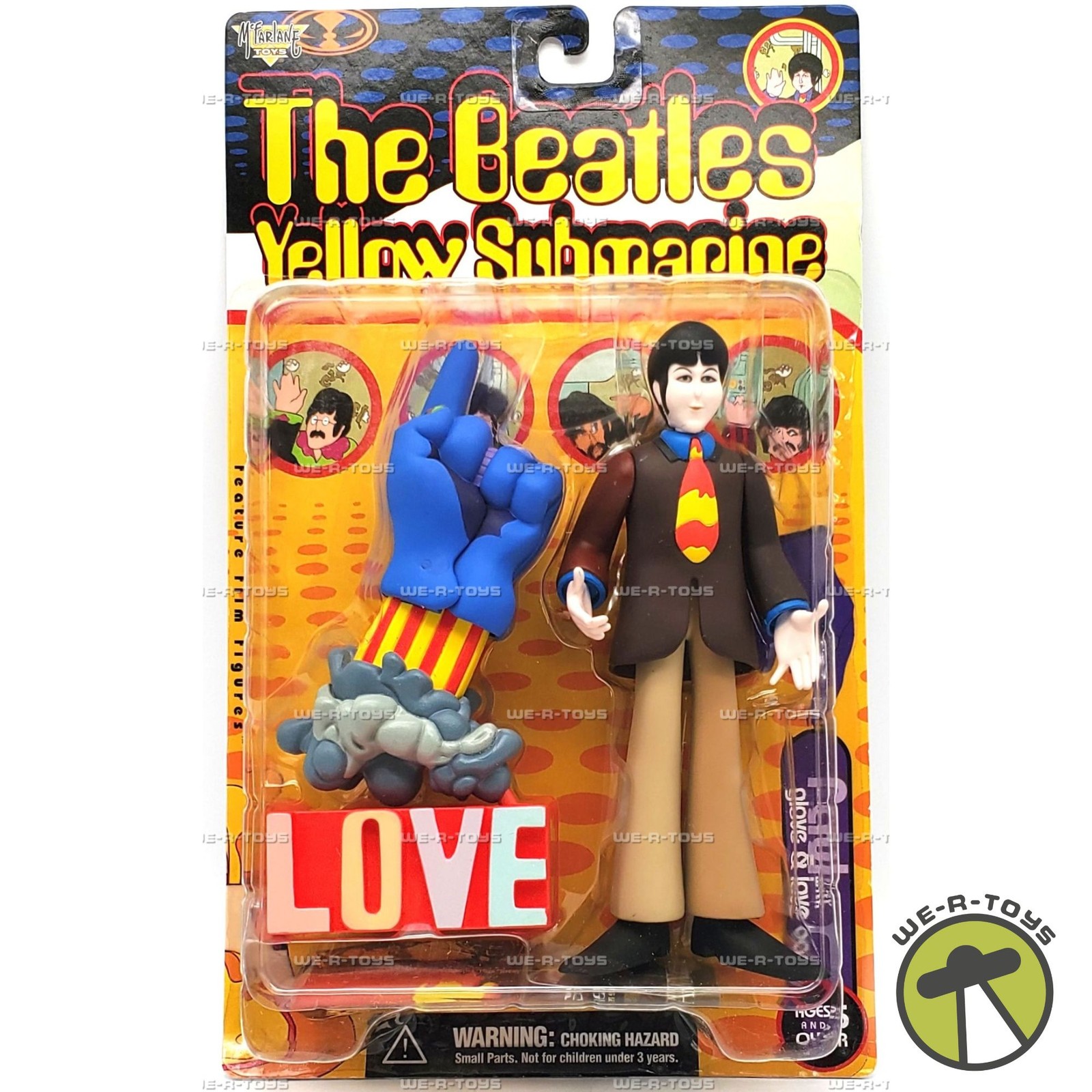 The Beatles Yellow Submarine Paul With Glove & Love Base Figures McFarlane 1999