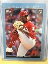 π₯βΎοΈπ₯2022 Topps X Derek Jeter Call of the Captain #19 Hunter Greene RC /150π₯
