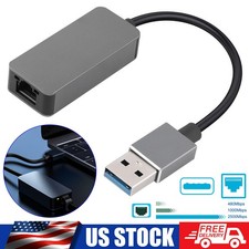 2.5G USB 3.0 to Ethernet Adapter RJ45 LAN 2500Mbps Wired Network for Laptop PC