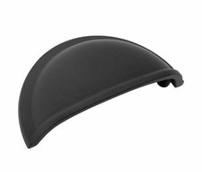 2-Pack Amerock BP53010FB Flat Black 3" Center to Center Cup Cabinet Pull