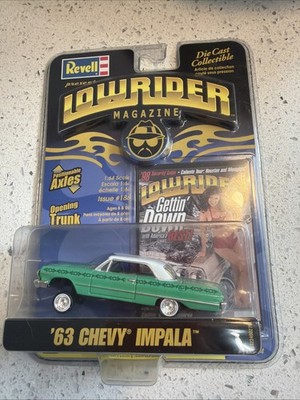 Lowrider Magazine Issue 186 Green '63 Chevy Impala 2004 Revell 863224 New