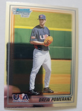 2010 Bowman Chrome USA Drew Pomeranz Rookie Card USA-BC16 . rookie card picture
