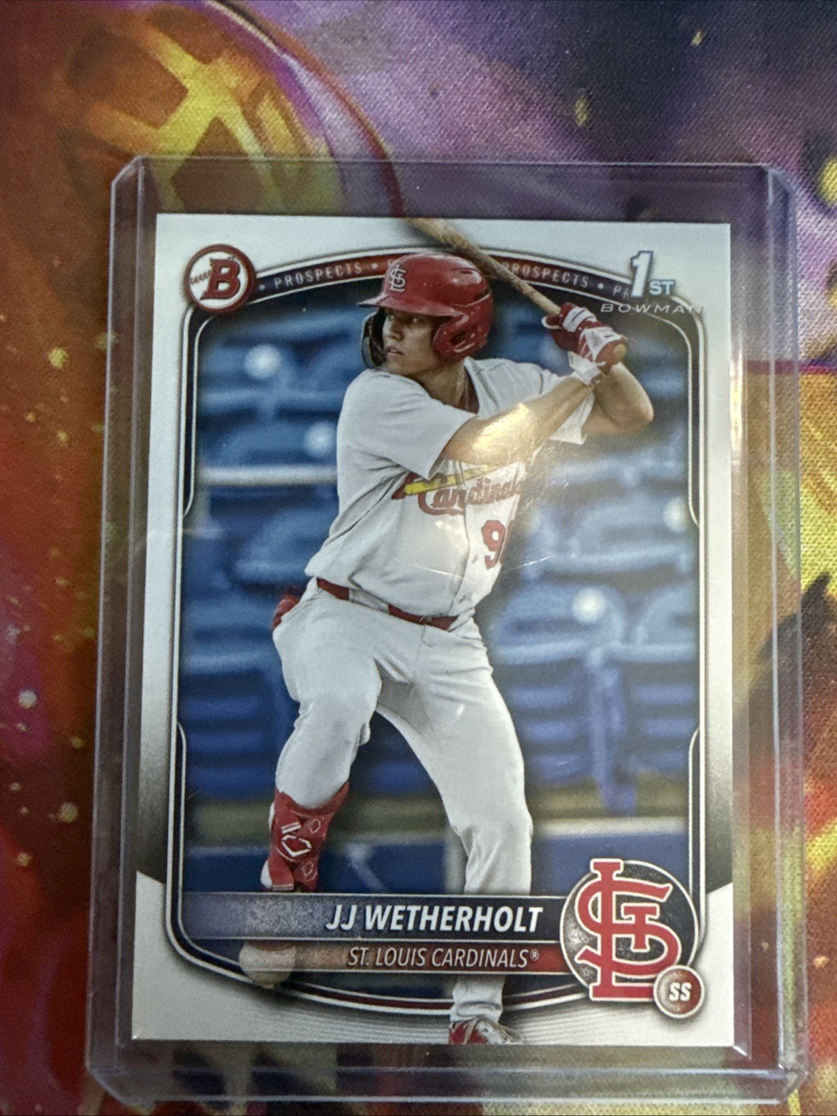 2025 Bowman JJ Wetherholt 1st Paper Prospect Cardinals Rookie RC #BP-22