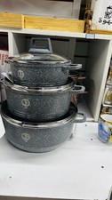 6PC Heavy Duty Die Cast Nonstick Cookware Casserole Pot Set With Lids