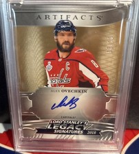 2018-19 Artifacts Lord Stanley's LegacySignatures Alex Ovechkin GOLD 3/10