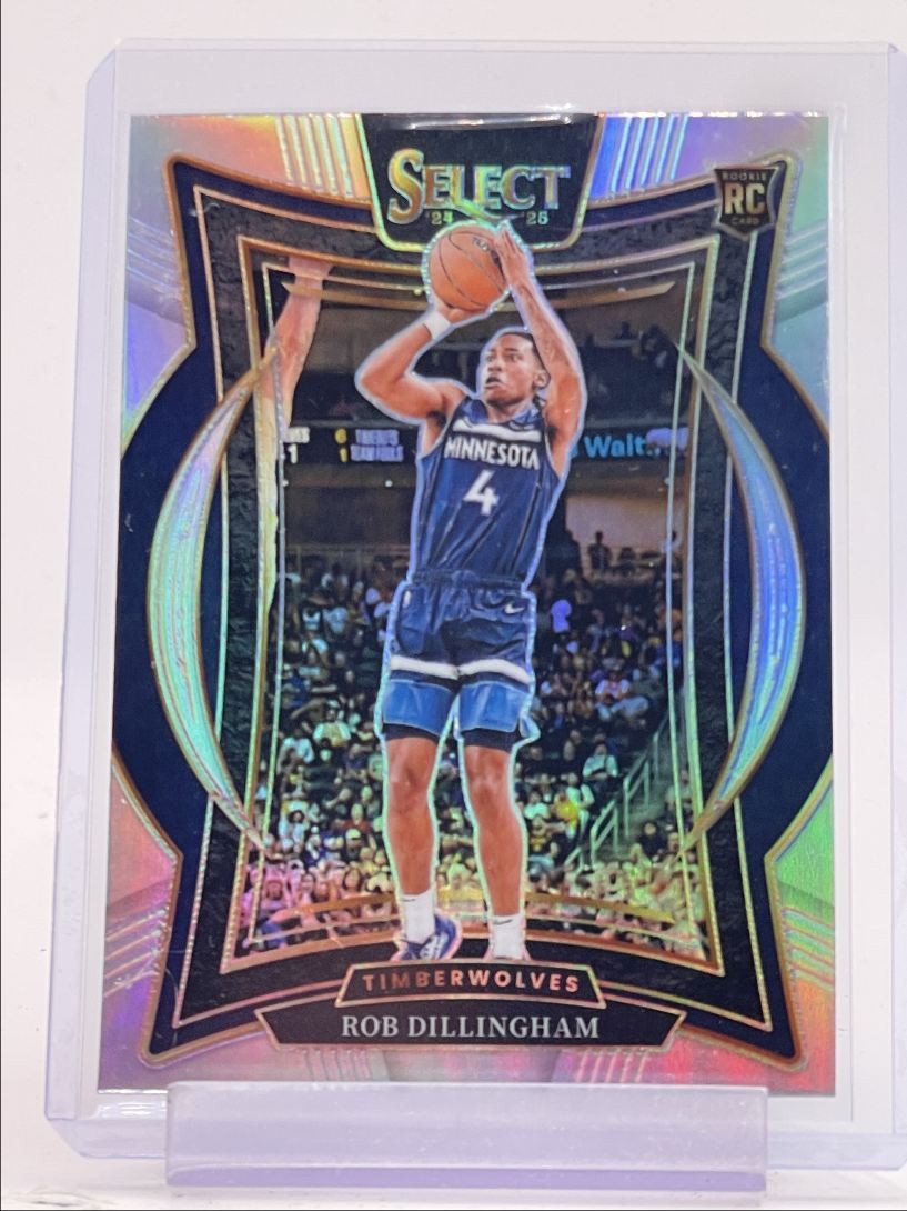 ROB DILLINGHAM 2024-25 SELECT CONCOURSE ROOKIE SILVER PRIZM RC Q4588