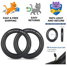 Pack of 2 Butyl Inner Tubes 2.50/2.75-10