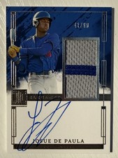 Josue De Paula 2024 Panini Impeccable Elegance Patch Auto 41/99 Dodgers