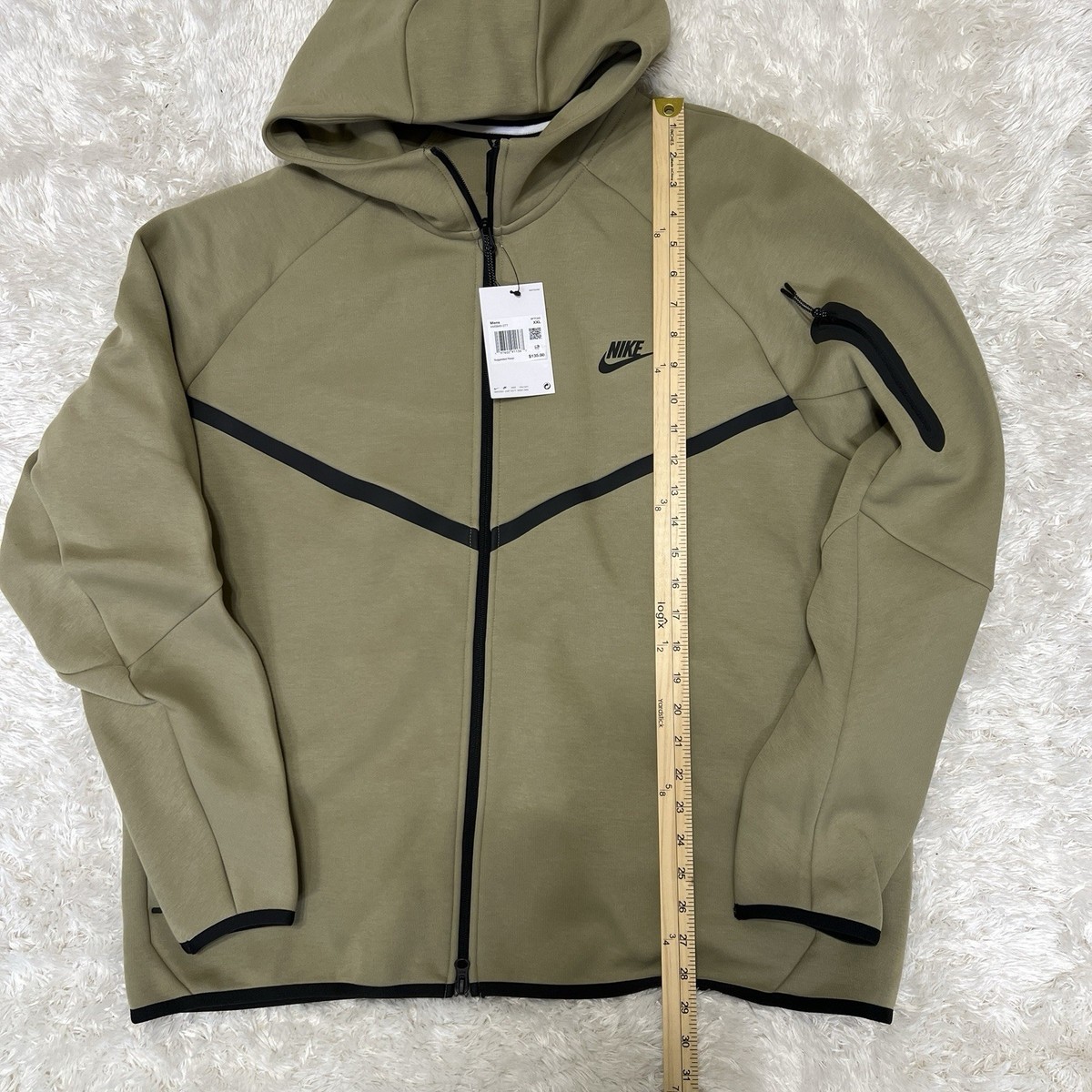 Nike Windrunner Tech Fleece Zip Hoodie Neutral Olive HV0949