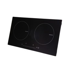2-Burner Induction Cooktop 24in 1800W Lock  Temp Safety