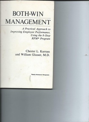 Both-Win Management 1980 PAPERBACK