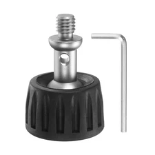 Anti-Slip 3/8 Inch Thread Rubber Tripod Foot Pad Spikes Ball Head - (38x56mm)