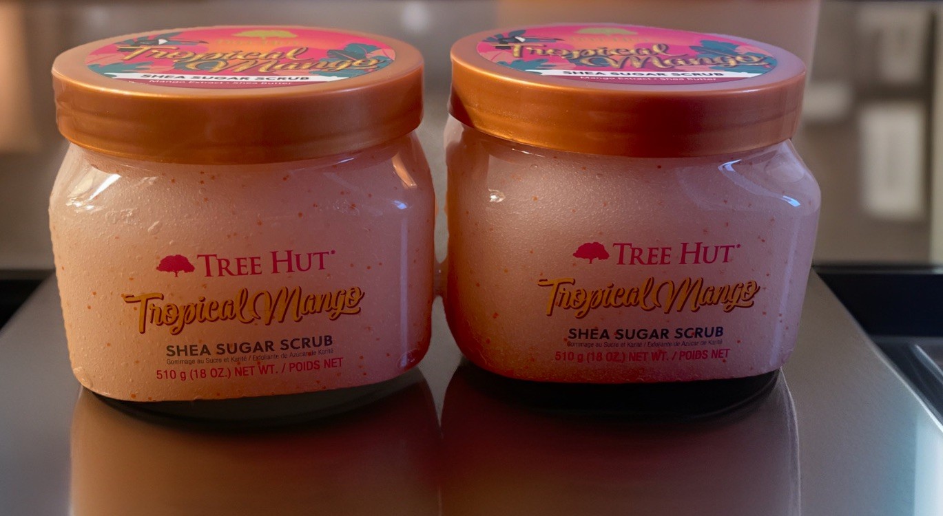 Tree Hut Shea Sugar Scrub Tropical Mango 18oz Exfoliating Body Care Lot Of 2