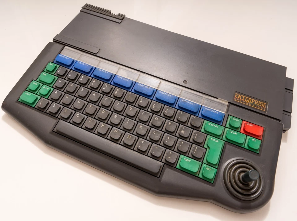 ENTERPRISE 128 ONE-TWO-EIGHT. The most powerful 8-bit computer ever! Zilog-80