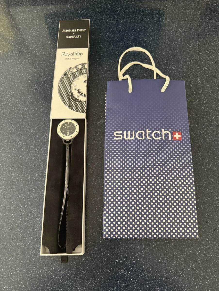 Audemars Piguet x Swatch Royal Pop Ocho Negro Black Pocket Watch