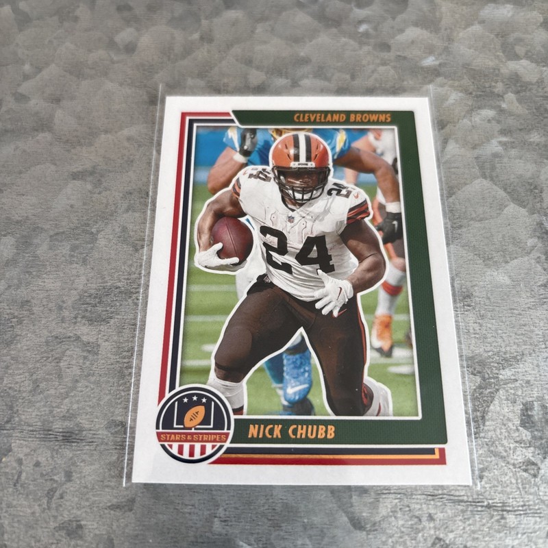 2021 Panini Chronicles - Stars & Stripes Nick Chubb #STS-NCH