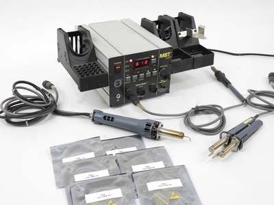 #ad #ad Pace MBT PPS 85 Soldering Station SensaTemp II ThermoTweez Thermojet Tips $600.00