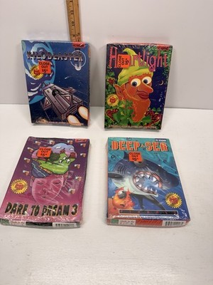 Vintage PC Big Box Game Lot Sealed 3.5 Disk KloBlaster Deep Sea